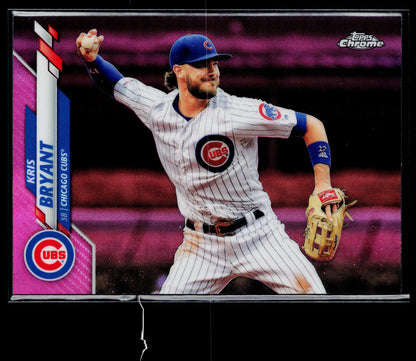 2020 Topps Chrome Kris Bryant Pink Refractor #53