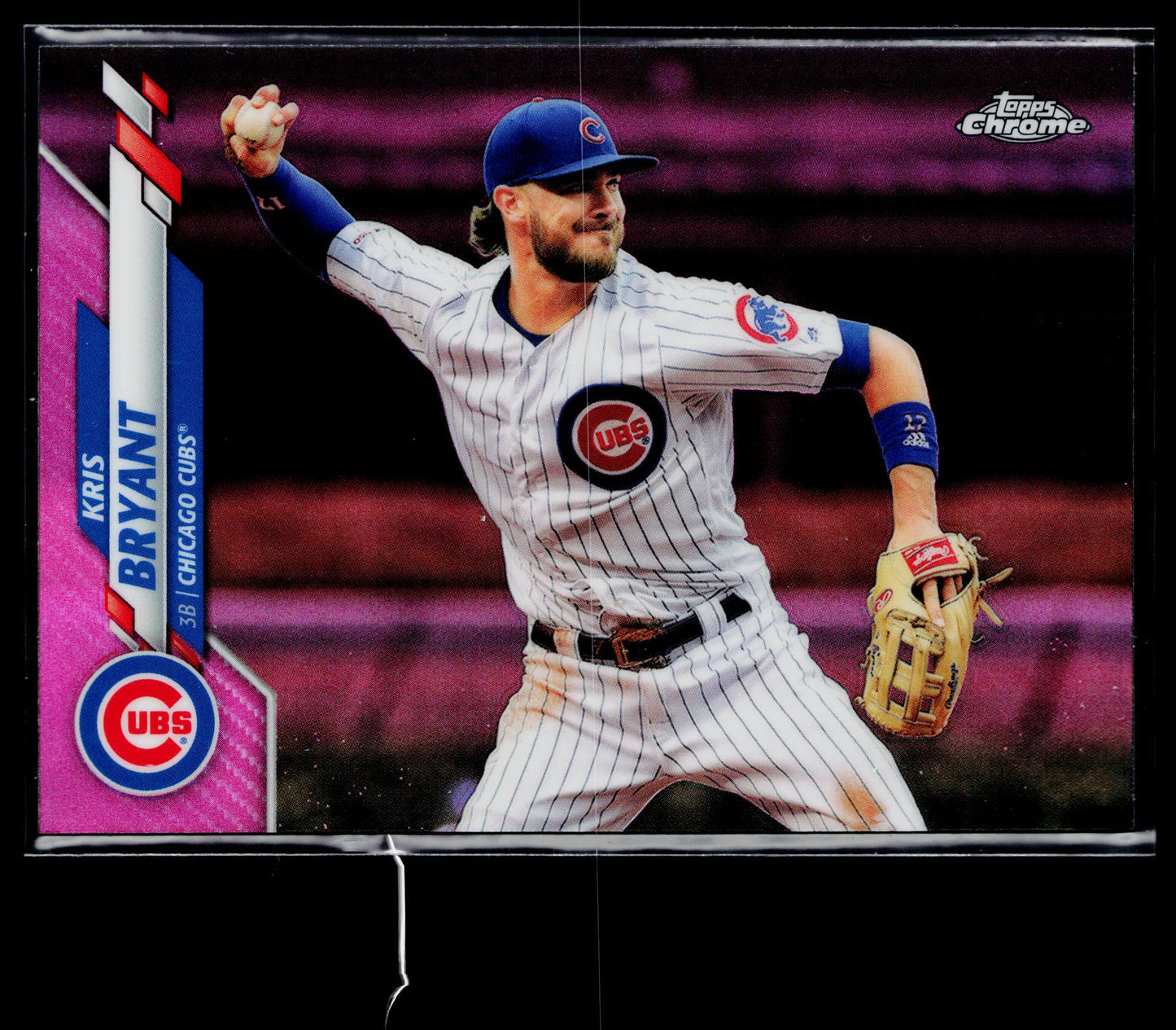 2020 Topps Chrome Kris Bryant Pink Refractor #53