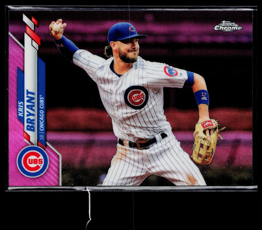 2020 Topps Chrome Kris Bryant Pink Refractor #53