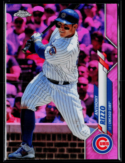 2020 Topps Chrome Anthony Rizzo Pink Refractor #71