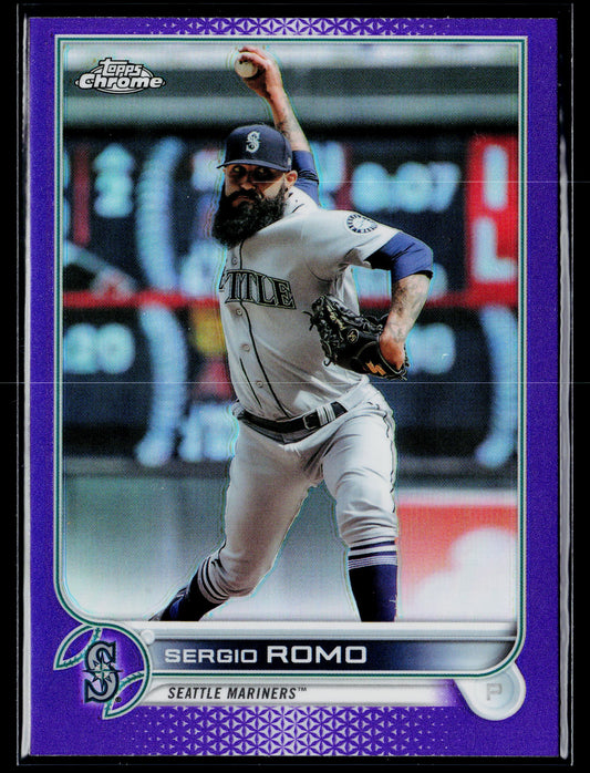 2022 Topps Update Sergio Romo Purple #US322