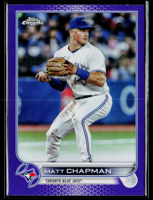 2022 Topps Chrome Update Matt Chapman Purple #USC15