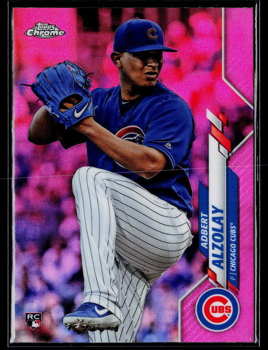 2020 Topps Chrome Adbert Alzolay Rookie Pink Refractor #110