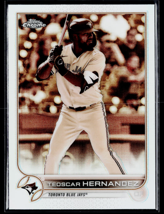 2022 Topps Chrome Teoscar Hernandez Sepia #185