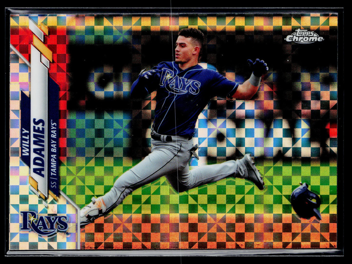 2020 Topps Chrome Willy Adames X-Fractor Refractor #179