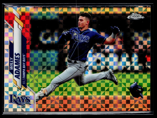 2020 Topps Chrome Willy Adames X-Fractor Refractor #179