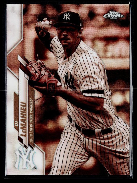 2020 Topps Chrome DJ LeMahieu Sepia Refractor #55
