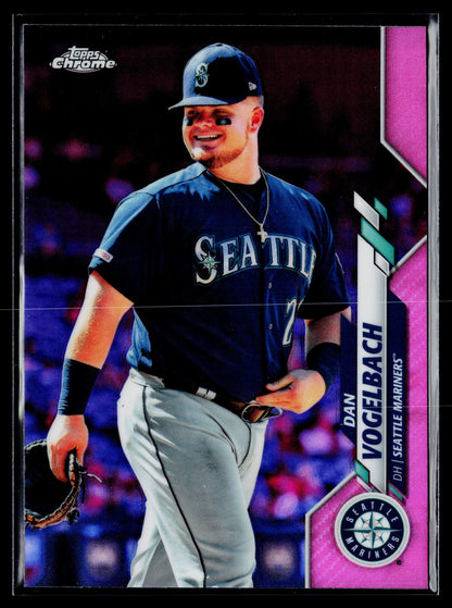 2020 Topps Chrome Dan Vogelbach Pink Refractor #30