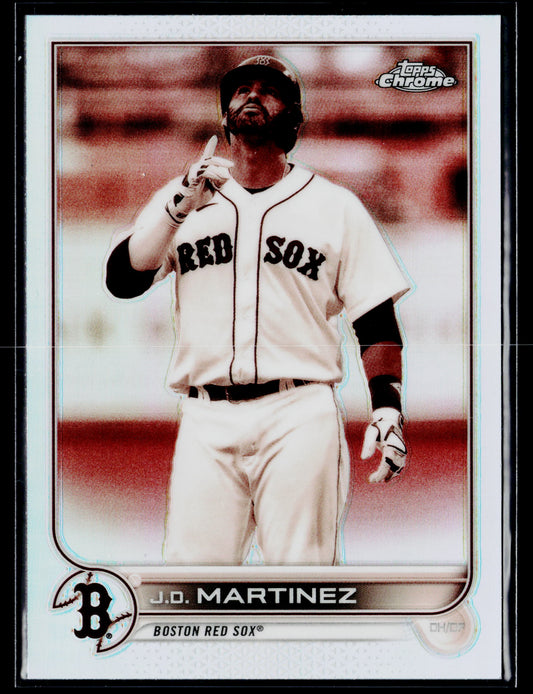 2022 Topps Chrome J.D. Martinez Sepia #67