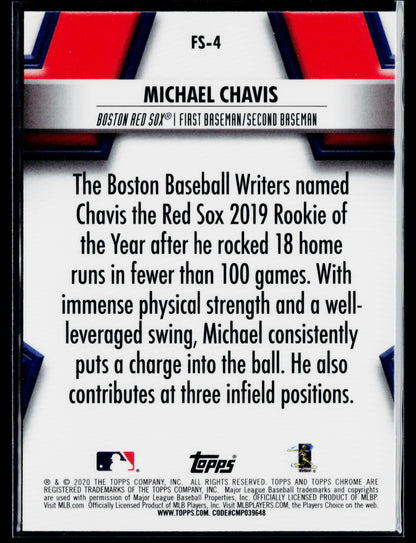 2020 Topps Chrome Michael Chavis Future Stars #FS-4
