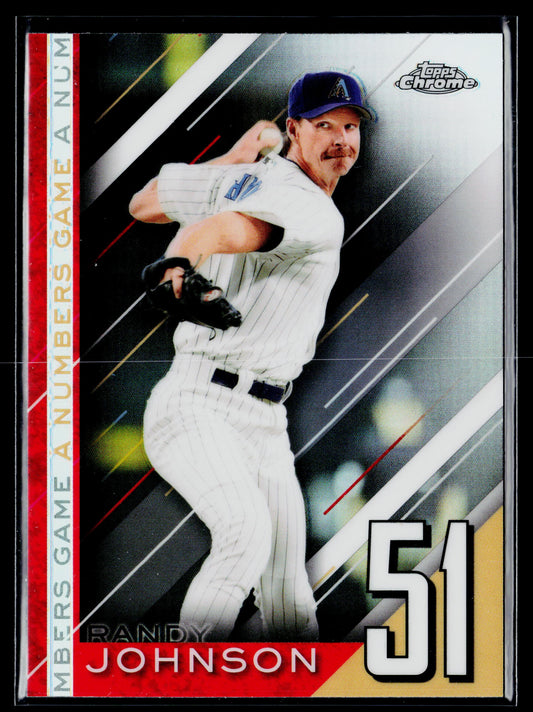 2020 Topps Update Randy Johnson A Numbers Game #NG-4