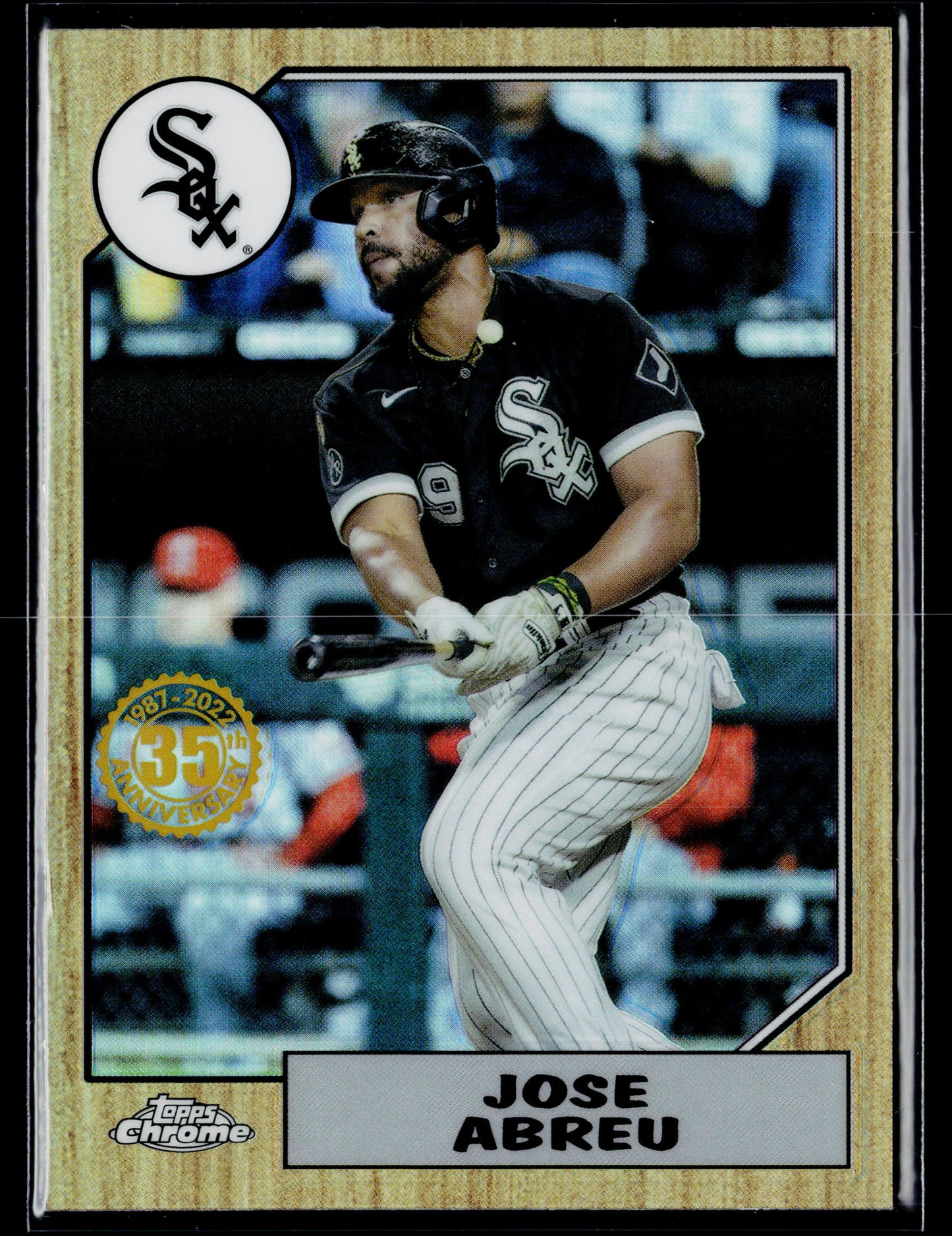 2022 Topps Chrome Jose Abreu 1987 Topps Baseball 35th Anniversary #87BC-9
