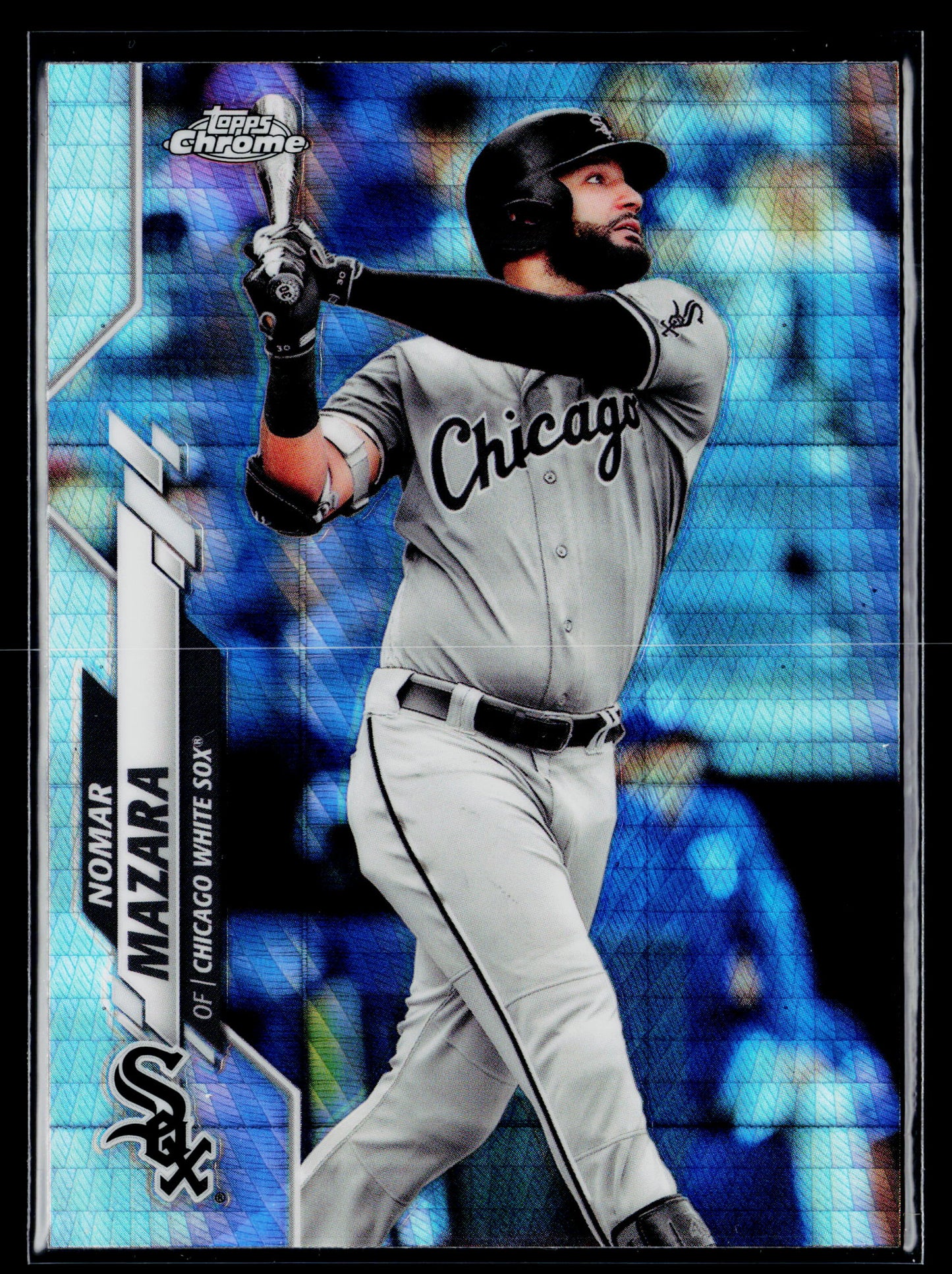 2020 Topps Chrome Nomar Mazara Prism Refractor #109
