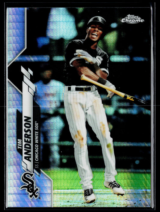 2020 Topps Chrome Tim Anderson Prism Refractor #90