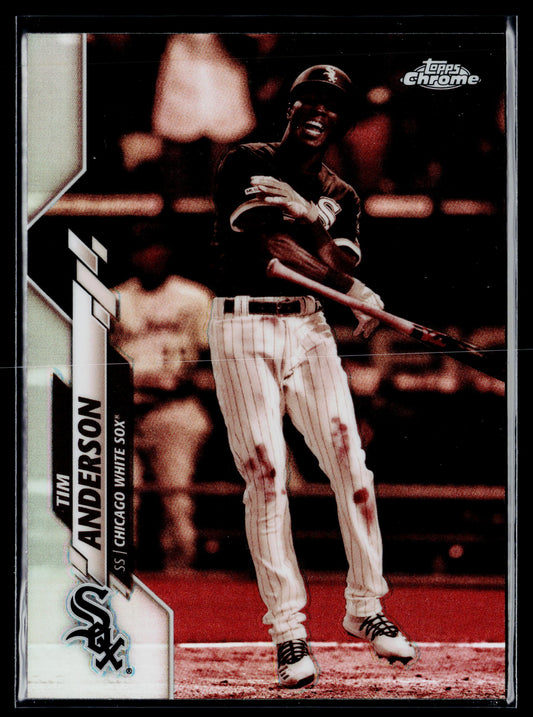 2020 Topps Chrome Tim Anderson Sepia Refractor #90