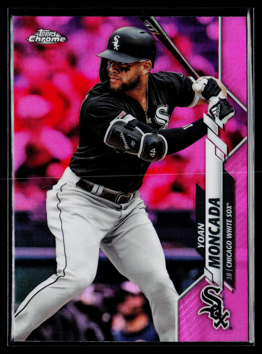 2020 Topps Chrome Yoan Moncada Pink Refractor #145