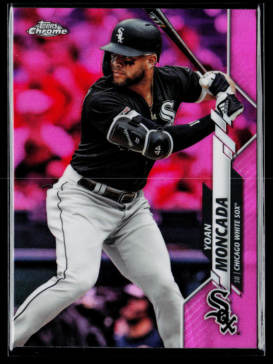 2020 Topps Chrome Yoan Moncada Pink Refractor #145
