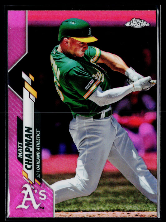 2020 Topps Chrome Matt Chapman Pink Refractor #193