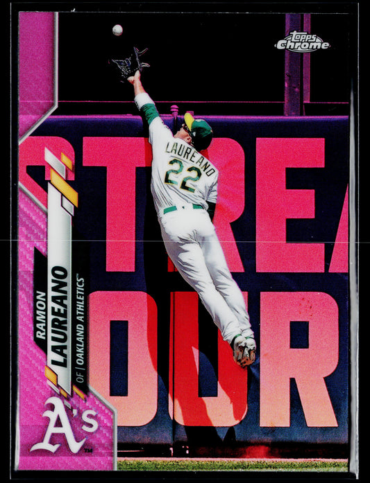 2020 Topps Chrome Ramon Laureano Pink Refractor #160