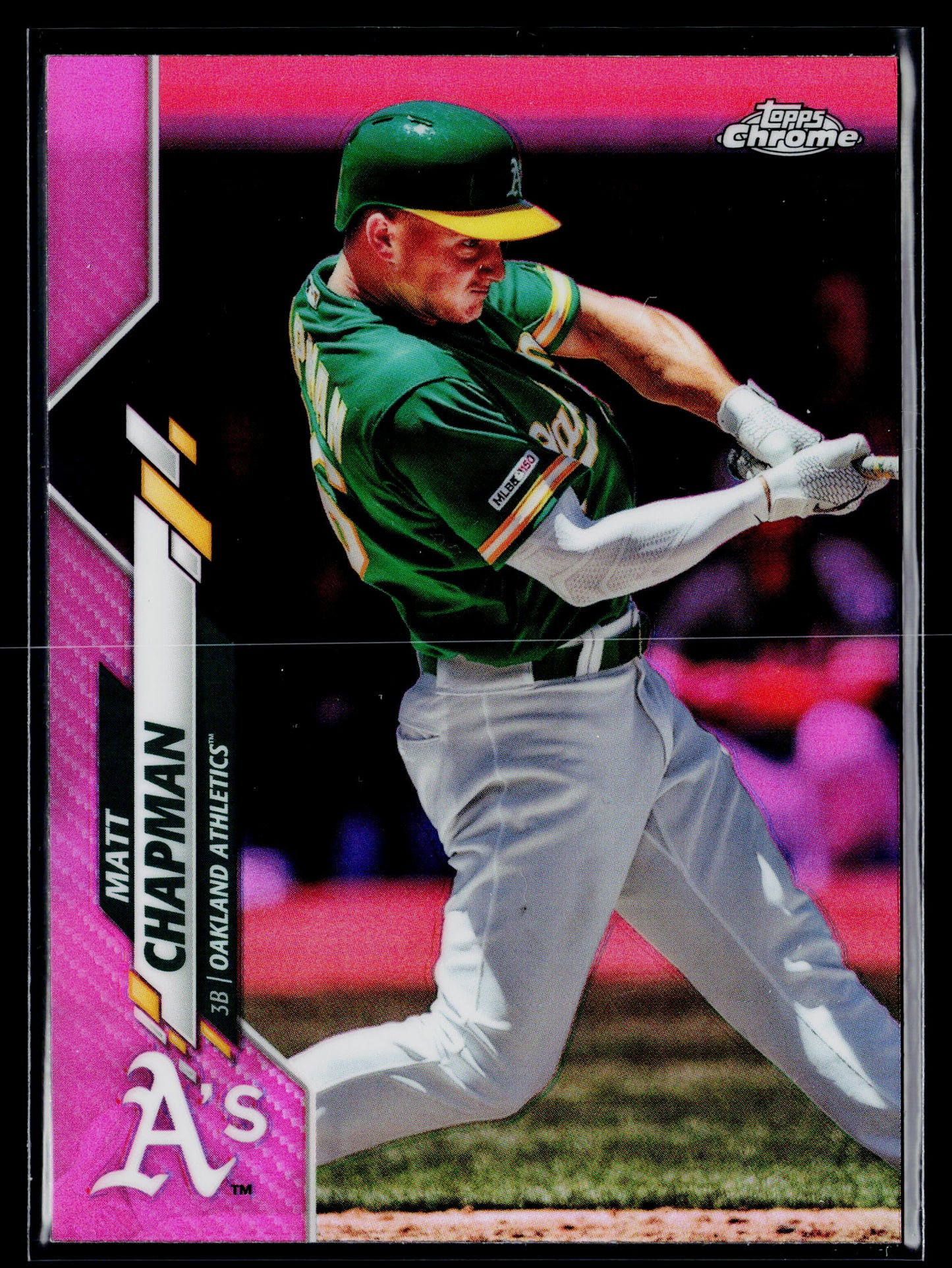 2020 Topps Chrome Matt Chapman Pink Refractor #193