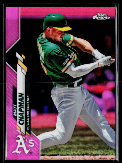 2020 Topps Chrome Matt Chapman Pink Refractor #193