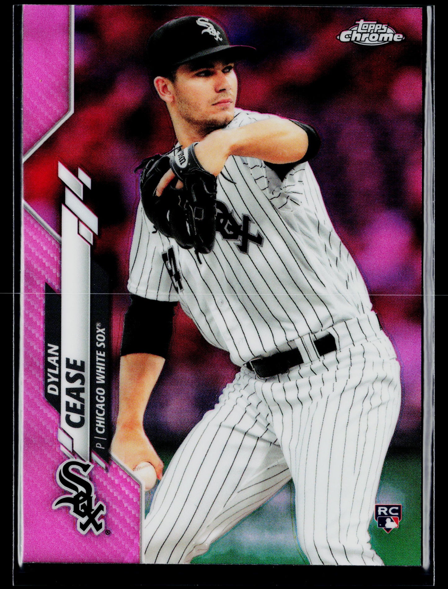 2020 Topps Chrome Dylan Cease Rookie Pink Refractor #43