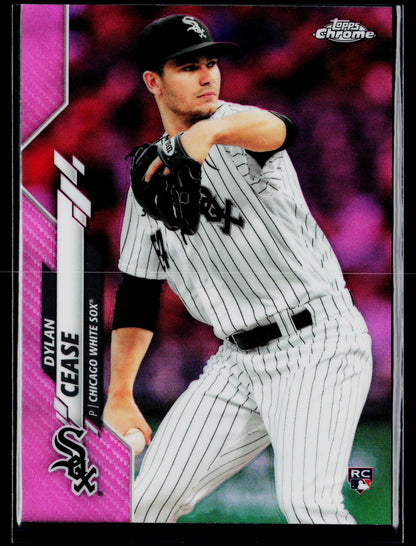 2020 Topps Chrome Dylan Cease Rookie Pink Refractor #43