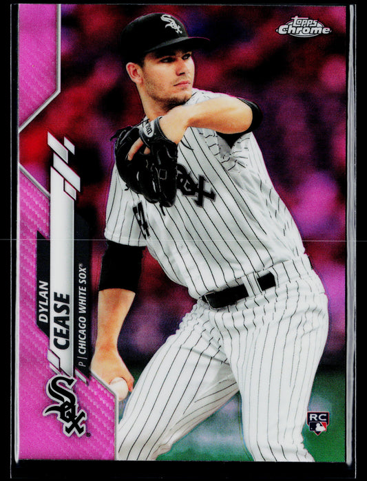 2020 Topps Chrome Dylan Cease Rookie Pink Refractor #43