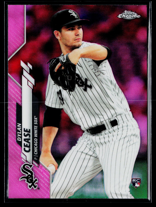 2020 Topps Chrome Dylan Cease Rookie Pink Refractor #43