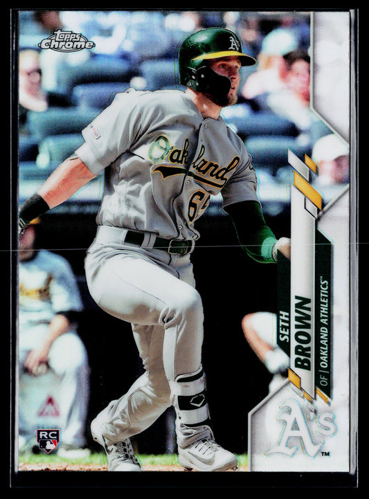 2020 Topps Chrome Seth Brown Rookie Refractor #23
