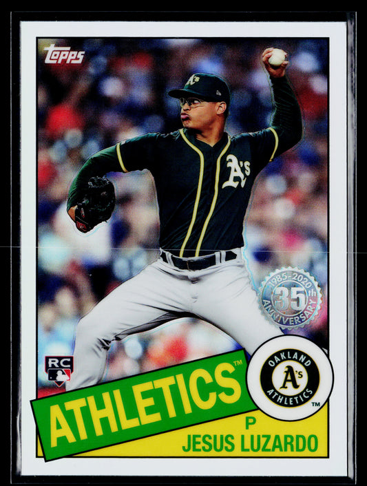 2020 Topps Chrome Jesus Luzardo 1985 Topps Baseball #85TC-10
