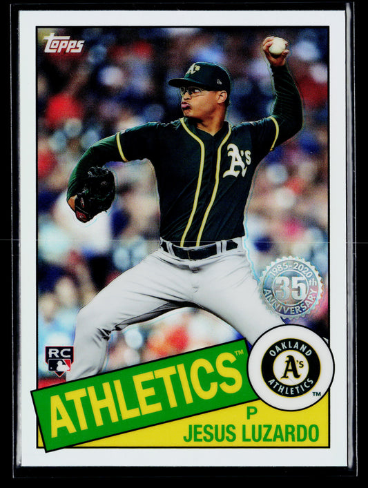 2020 Topps Chrome Jesus Luzardo 1985 Topps Baseball #85TC-10
