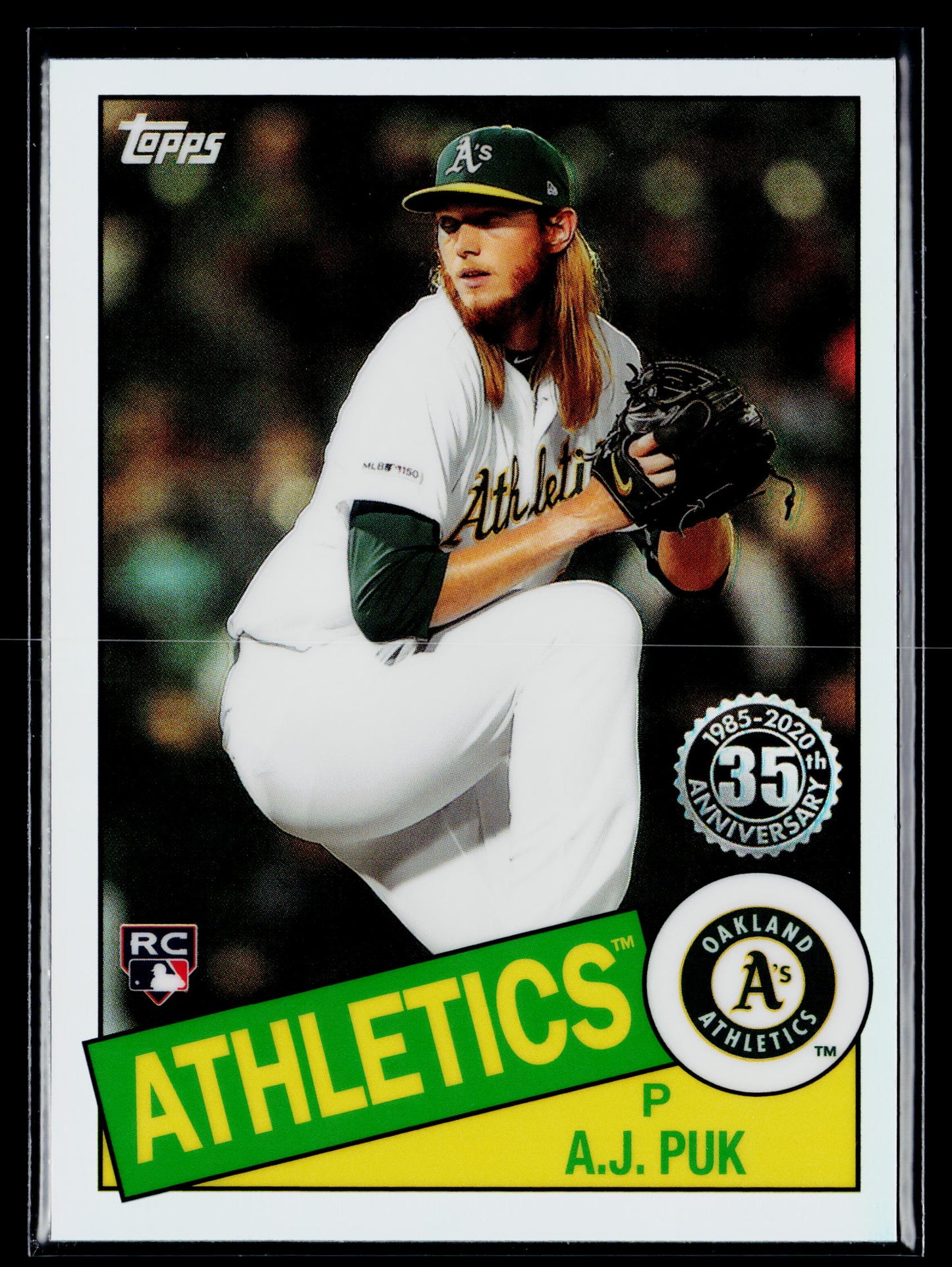 2020 Topps Chrome A.J. Puk 1985 Topps Baseball #85TC-14