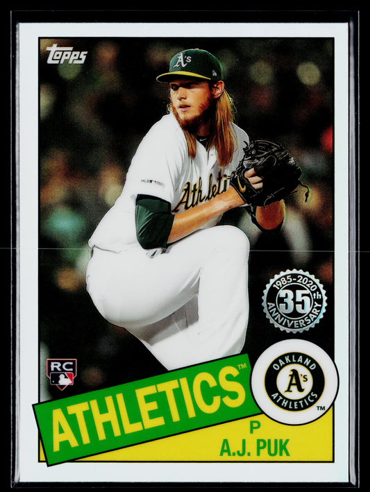 2020 Topps Chrome A.J. Puk 1985 Topps Baseball #85TC-14