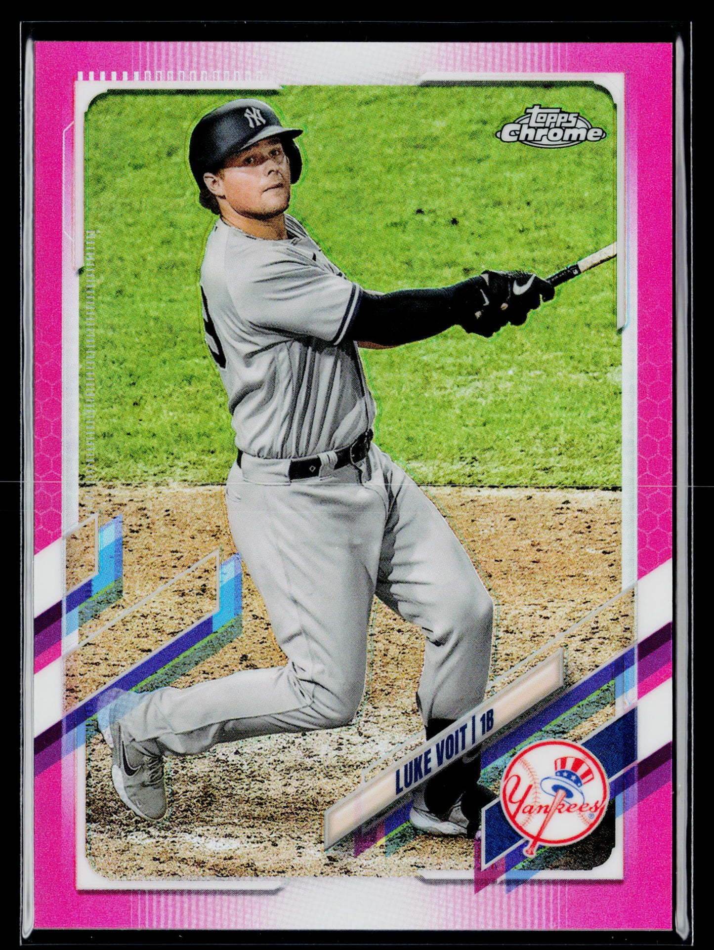 2021 Topps Chrome Luke Voit Pink Refractor #87 #/399