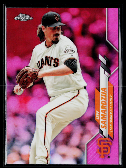 2020 Topps Chrome Jeff Samardzija Pink Refractor #197