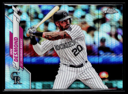 2020 Topps Chrome Ian Desmond Prism Refractor #36