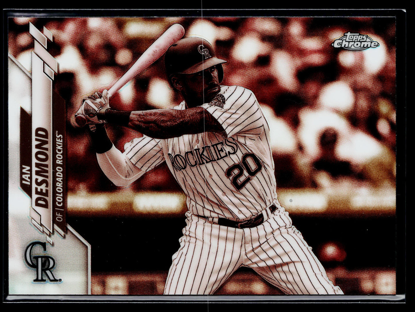 2020 Topps Chrome Ian Desmond Sepia Refractor #36