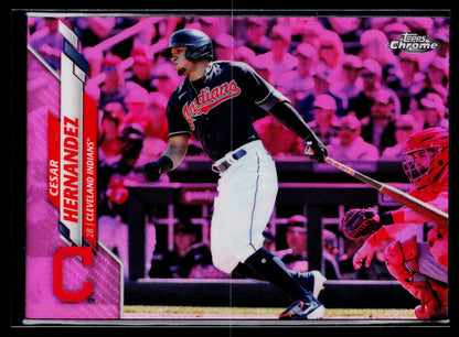 2020 Topps Chrome Update Cesar Hernandez Pink #U-46