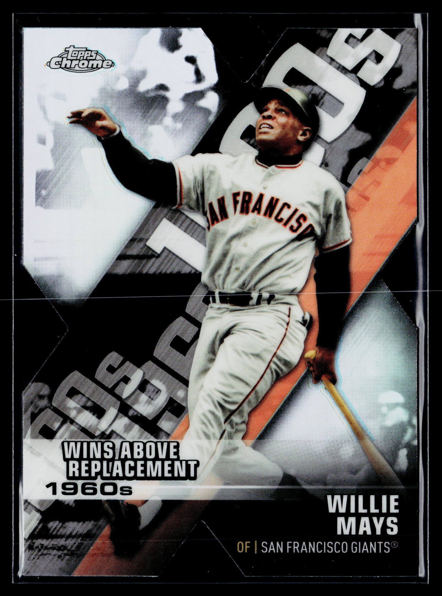 2020 Topps Chrome Willie Mays Decade of Dominance Die Cut #DOD-7
