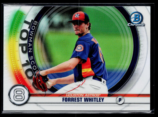 2020 Bowman Forrest Whitley Chrome Bowman Scouts Top 100 #BTP-8