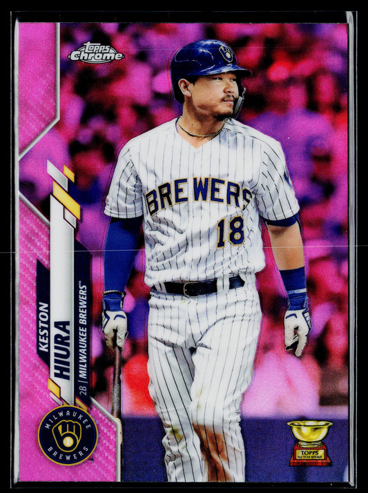 2020 Topps Chrome Keston Hiura Pink Refractor #25