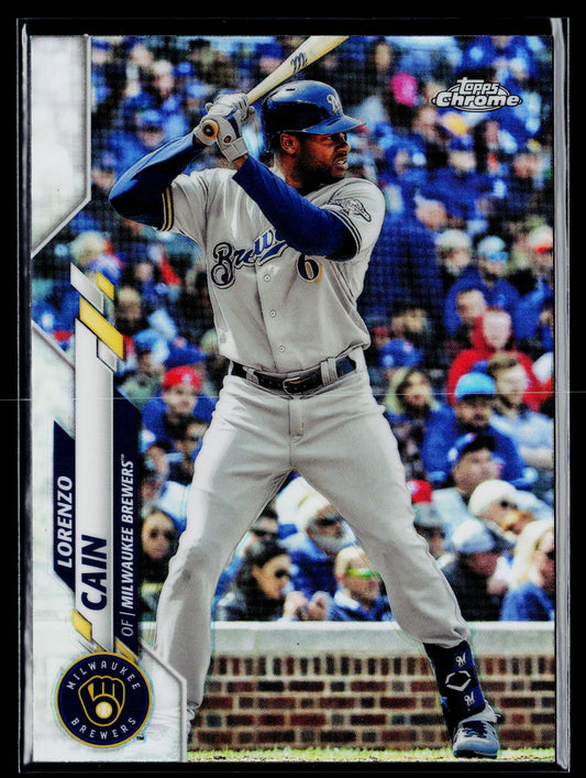 2020 Topps Chrome Lorenzo Cain Refractor #153