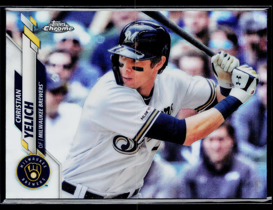 2020 Topps Chrome Christian Yelich Refractor #138