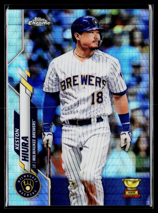 2020 Topps Chrome Keston Hiura Prism Refractor #25