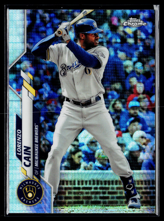 2020 Topps Chrome Lorenzo Cain Prism Refractor #153