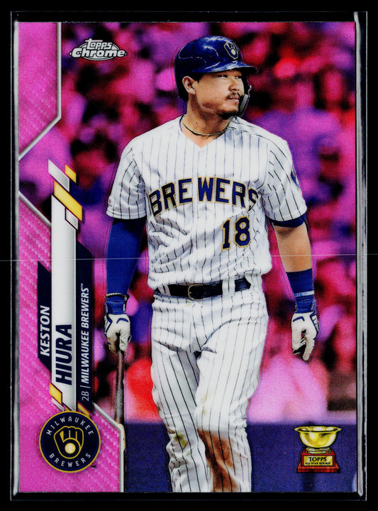 2020 Topps Chrome Keston Hiura Pink Refractor #25