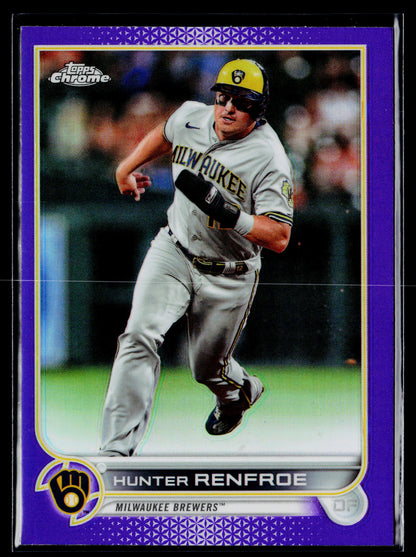 2022 Topps Chrome Update Hunter Renfroe Purple #USC163