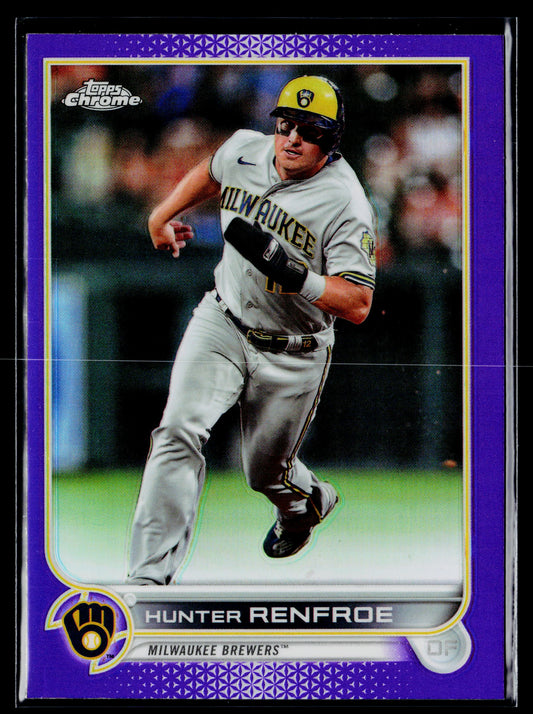 2022 Topps Chrome Update Hunter Renfroe Purple #USC163