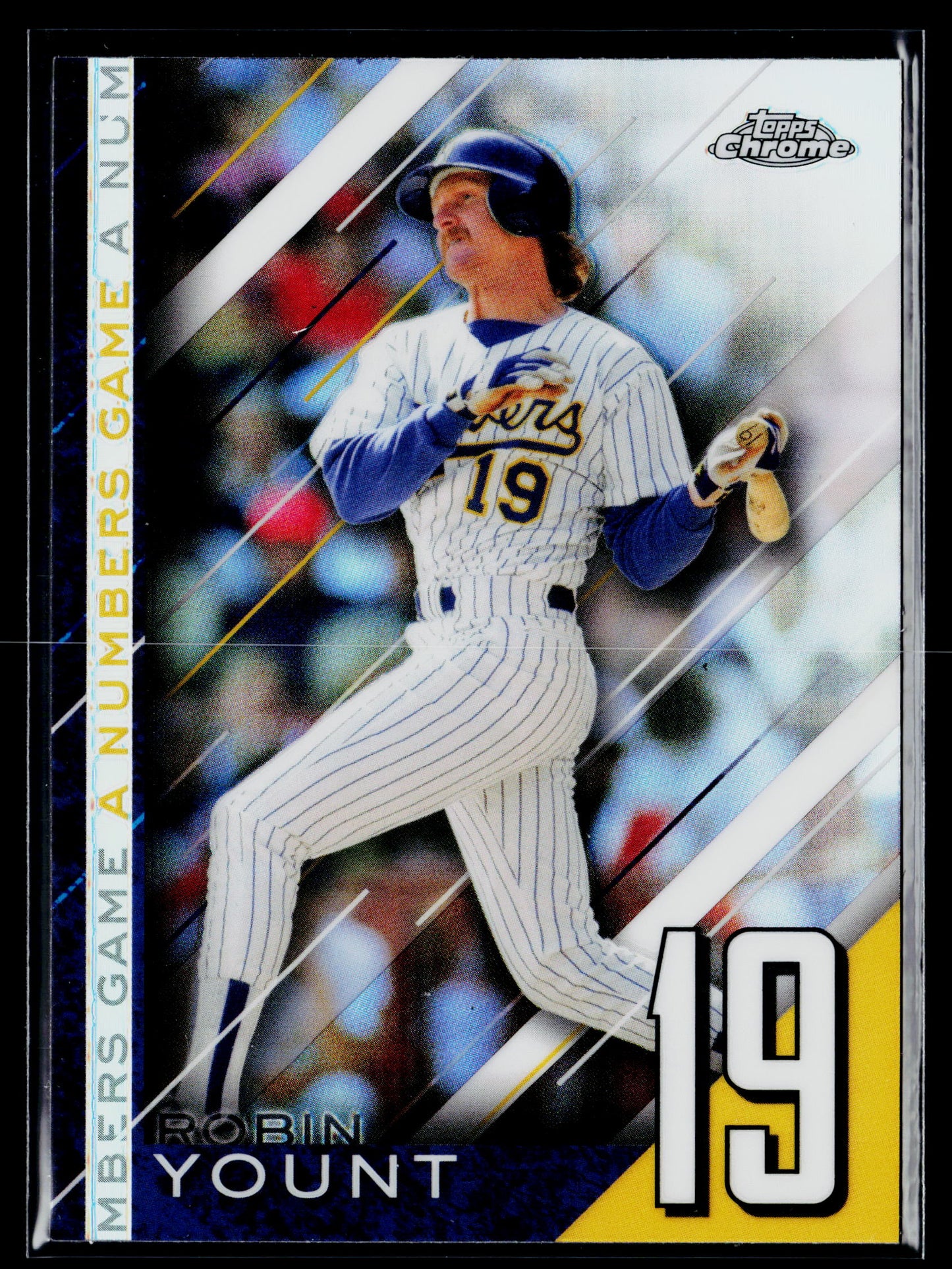 2020 Topps Chrome Update Robin Yount A Numbers Game #NGC-12